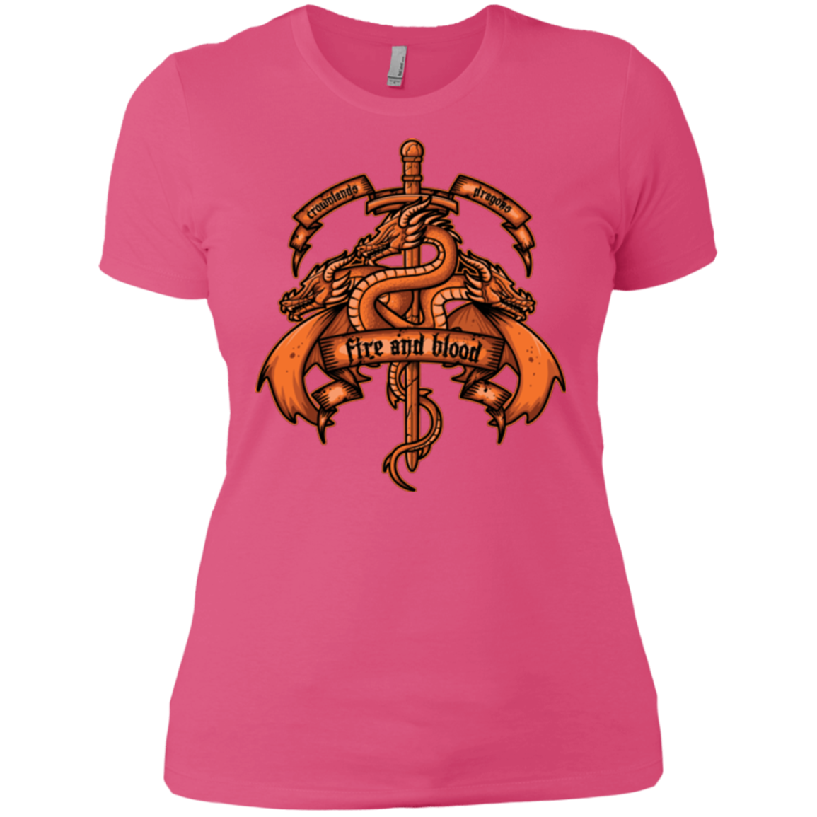 FIRE AND BLOOD Women's Premium T-Shirt