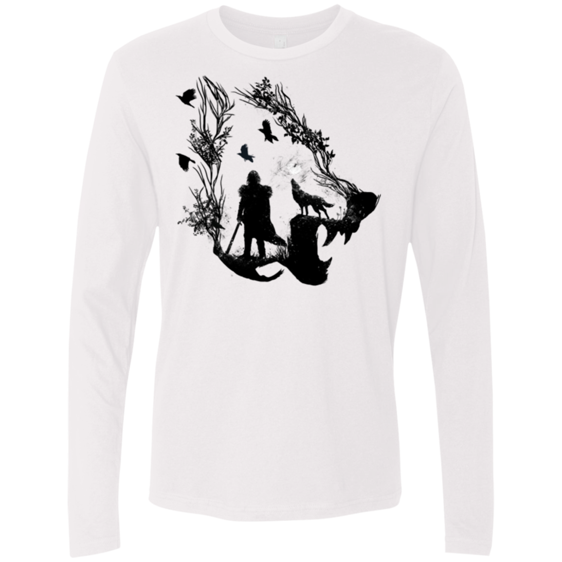 Lone wolf Men's Premium Long Sleeve