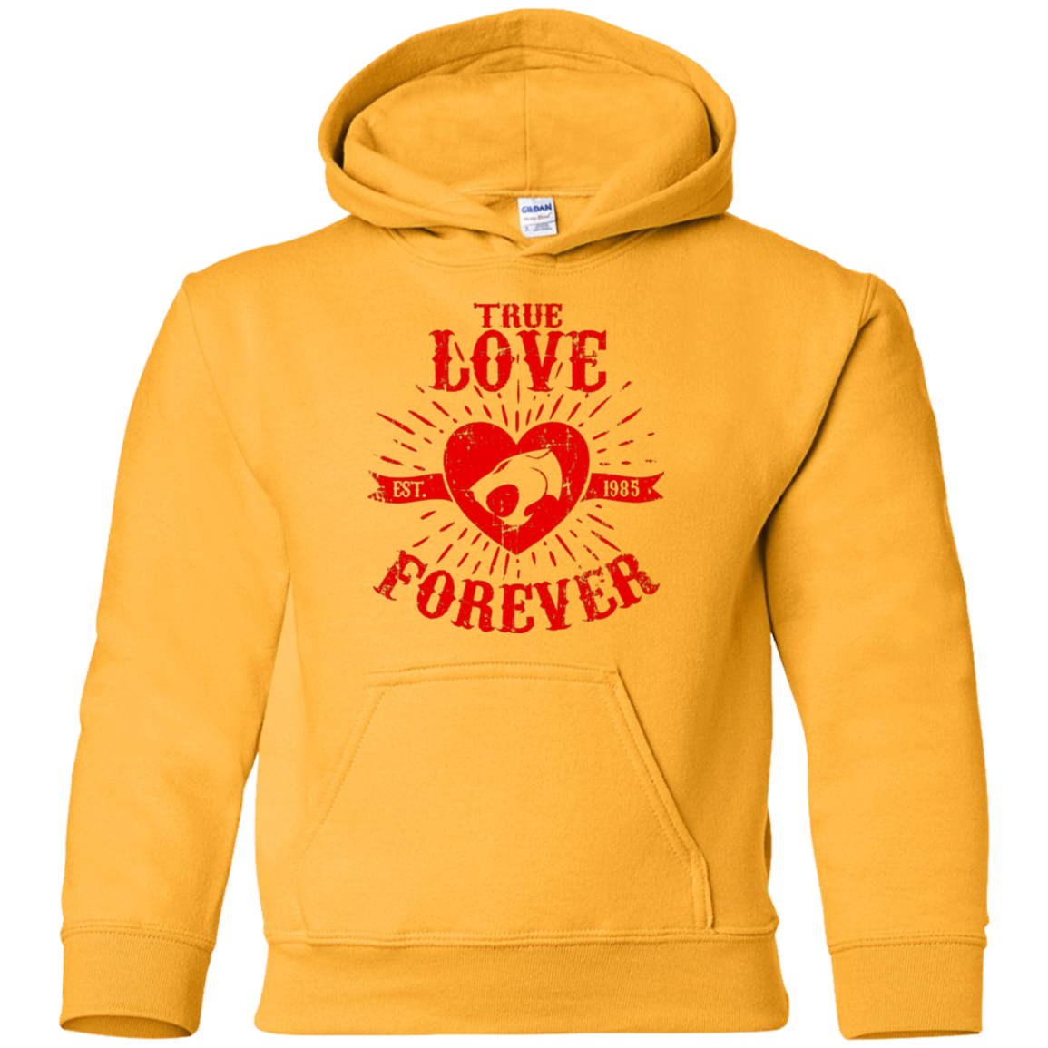 True Love Forever Thunder Youth Hoodie