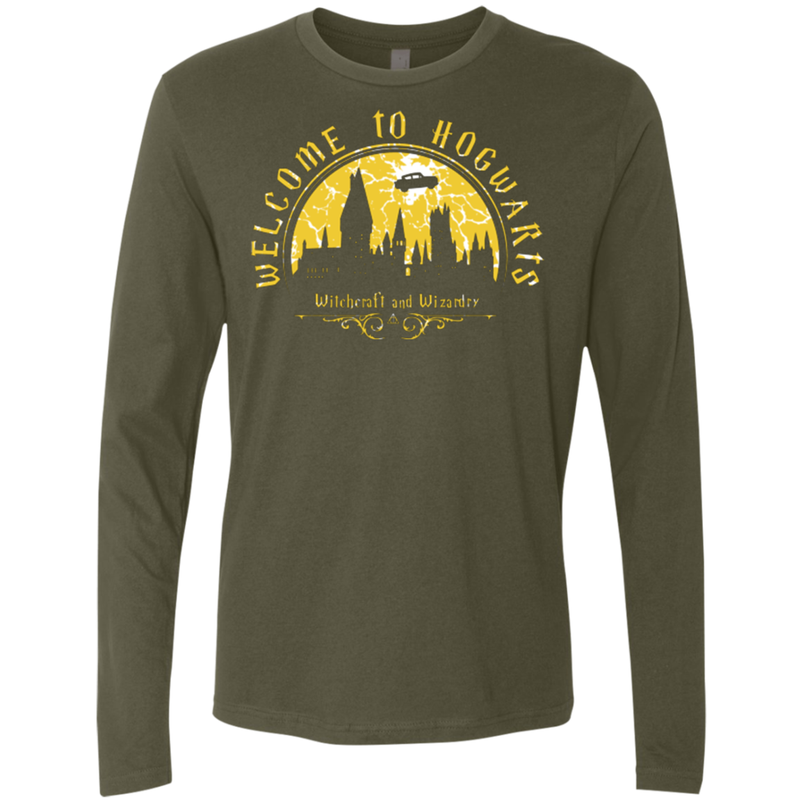 Welcome to Hogwarts Men's Premium Long Sleeve