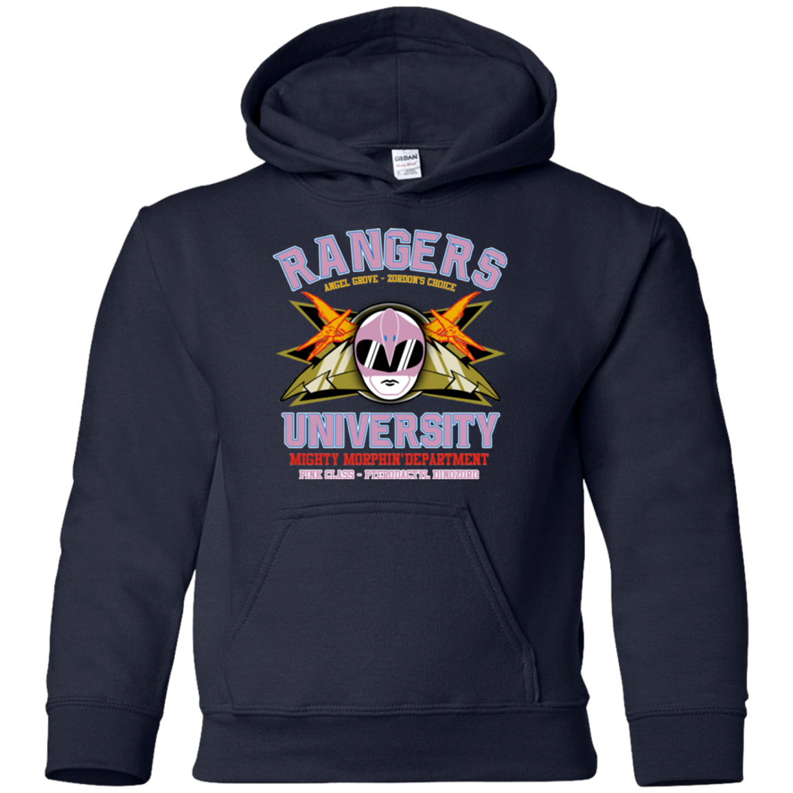 Rangers U Pink Ranger Youth Hoodie