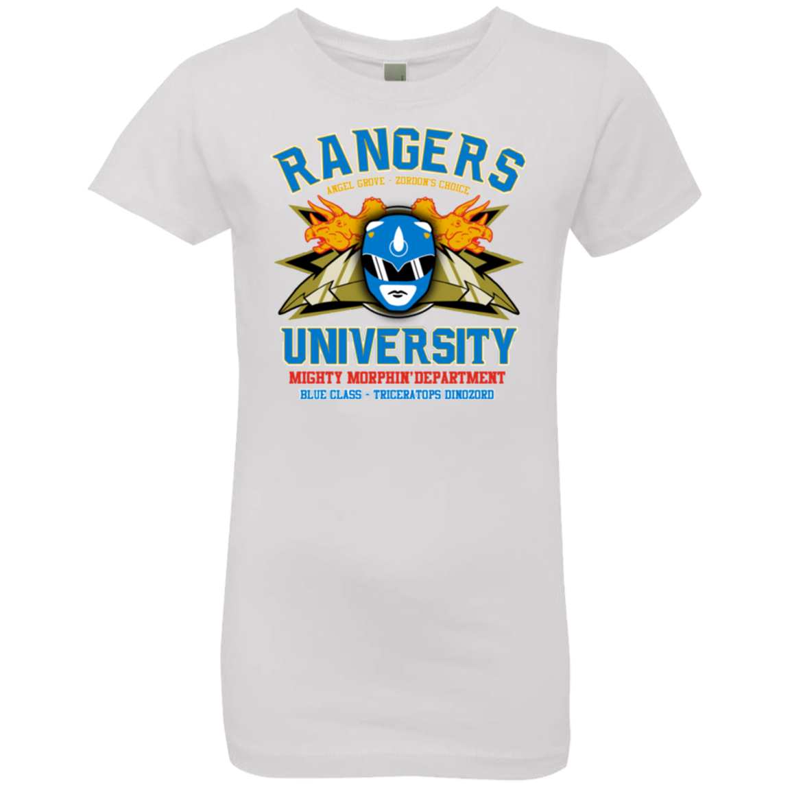 Rangers U Blue Ranger Girls Premium T-Shirt