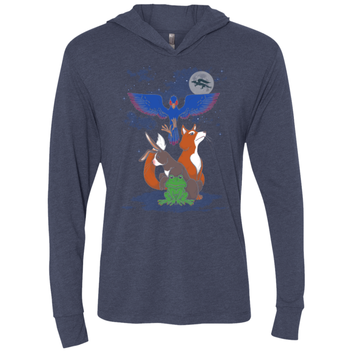 Do a barrel roll Triblend Long Sleeve Hoodie Tee
