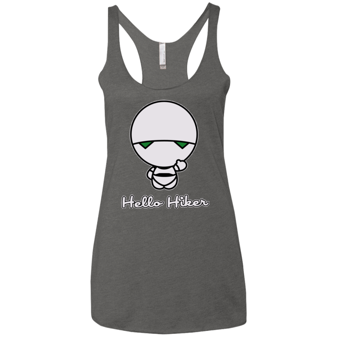 Hello Hiker Women's Triblend Racerback Tank