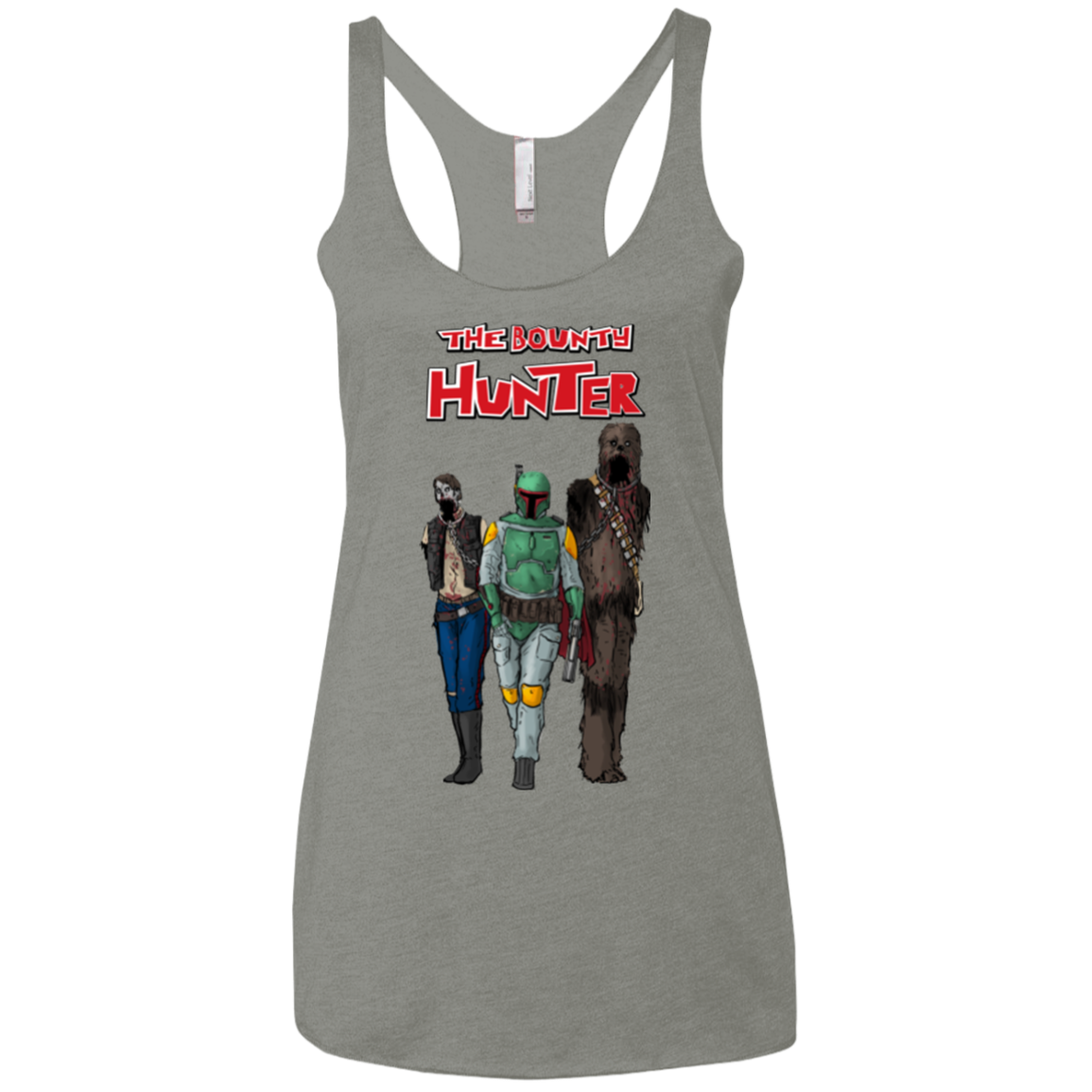 The Walking Bounty Hunter Women's Triblend Racerback Tank