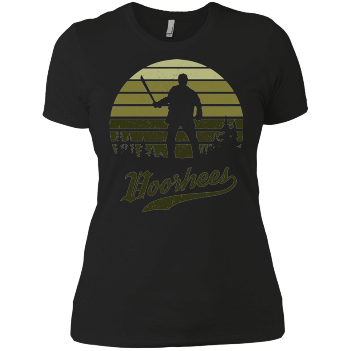 Horror Sun Set Voorhees Women's Premium T-Shirt