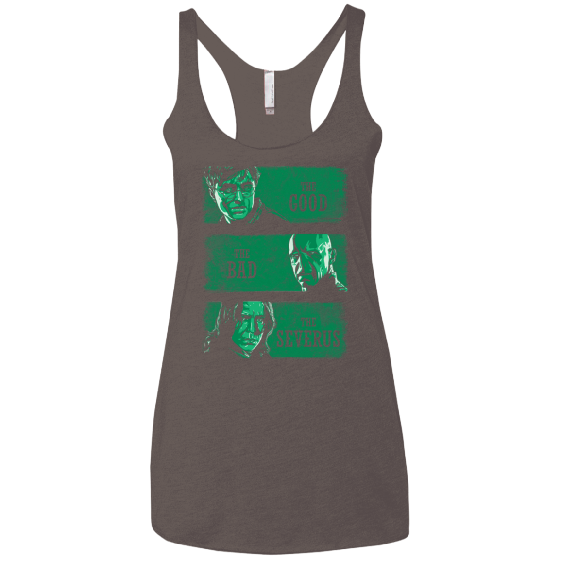 The Good the Bad and the Severus Women's Triblend Racerback Tank