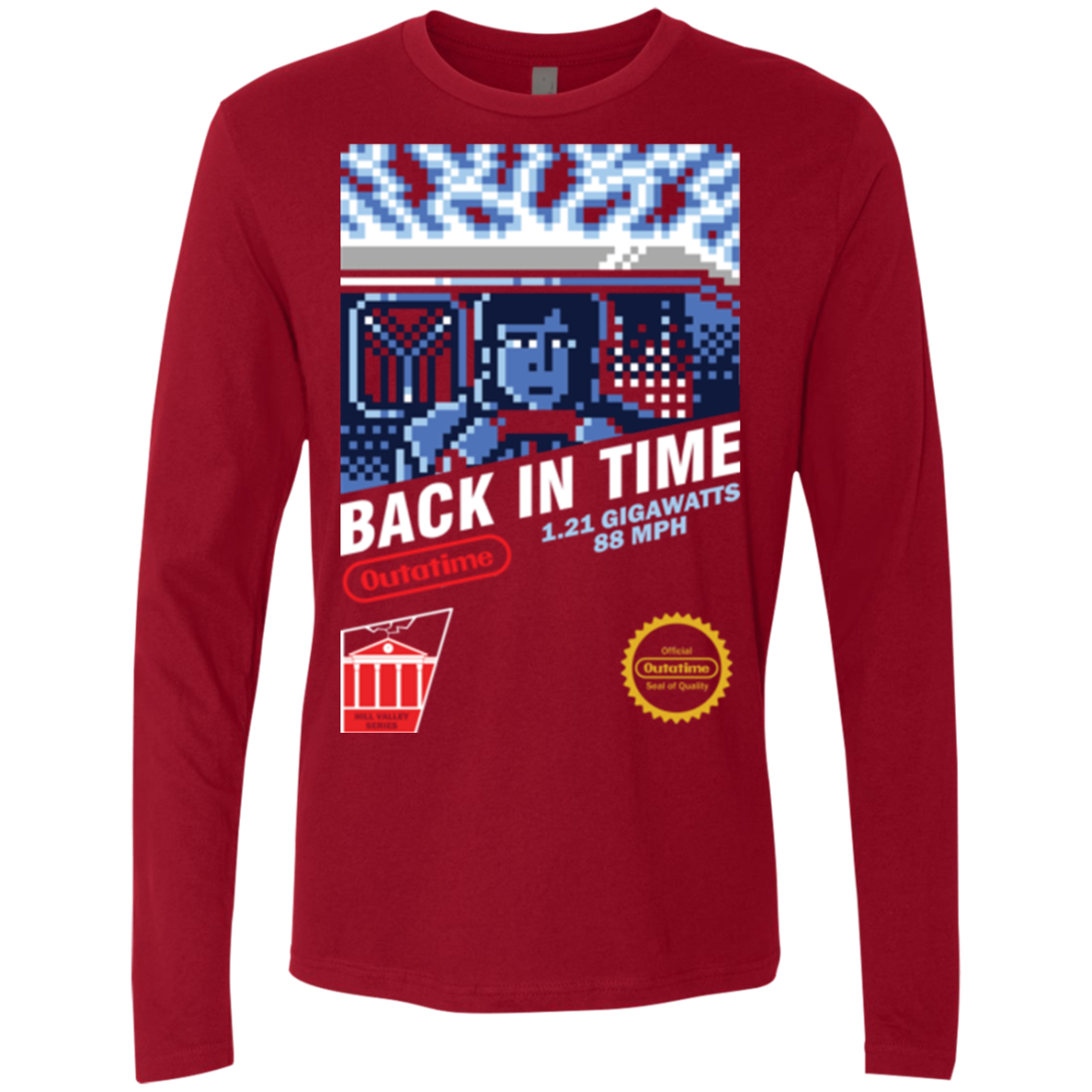 Back In Time Men's Premium Long Sleeve
