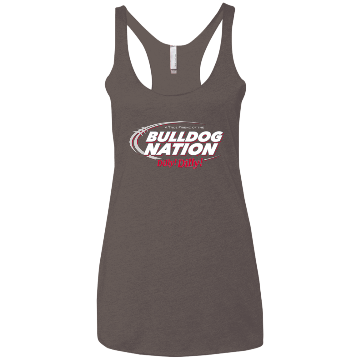 Georgia Dilly Dilly Women's Triblend Racerback Tank