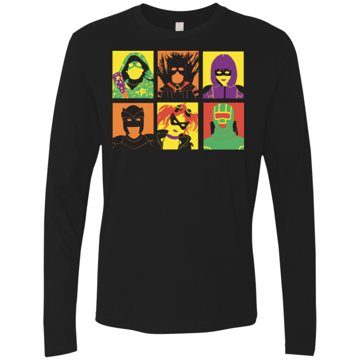 Kick Ass pop Men's Premium Long Sleeve