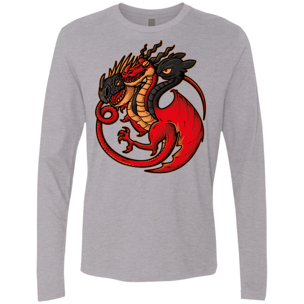 FIRE BLOOD AND TRAINING Men's Premium Long Sleeve