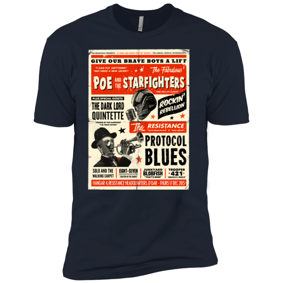 Poe and The Starfighters Boys Premium T-Shirt