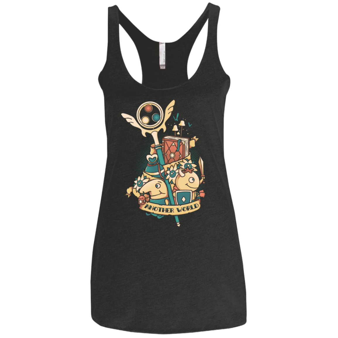 Another world Women's Triblend Racerback Tank