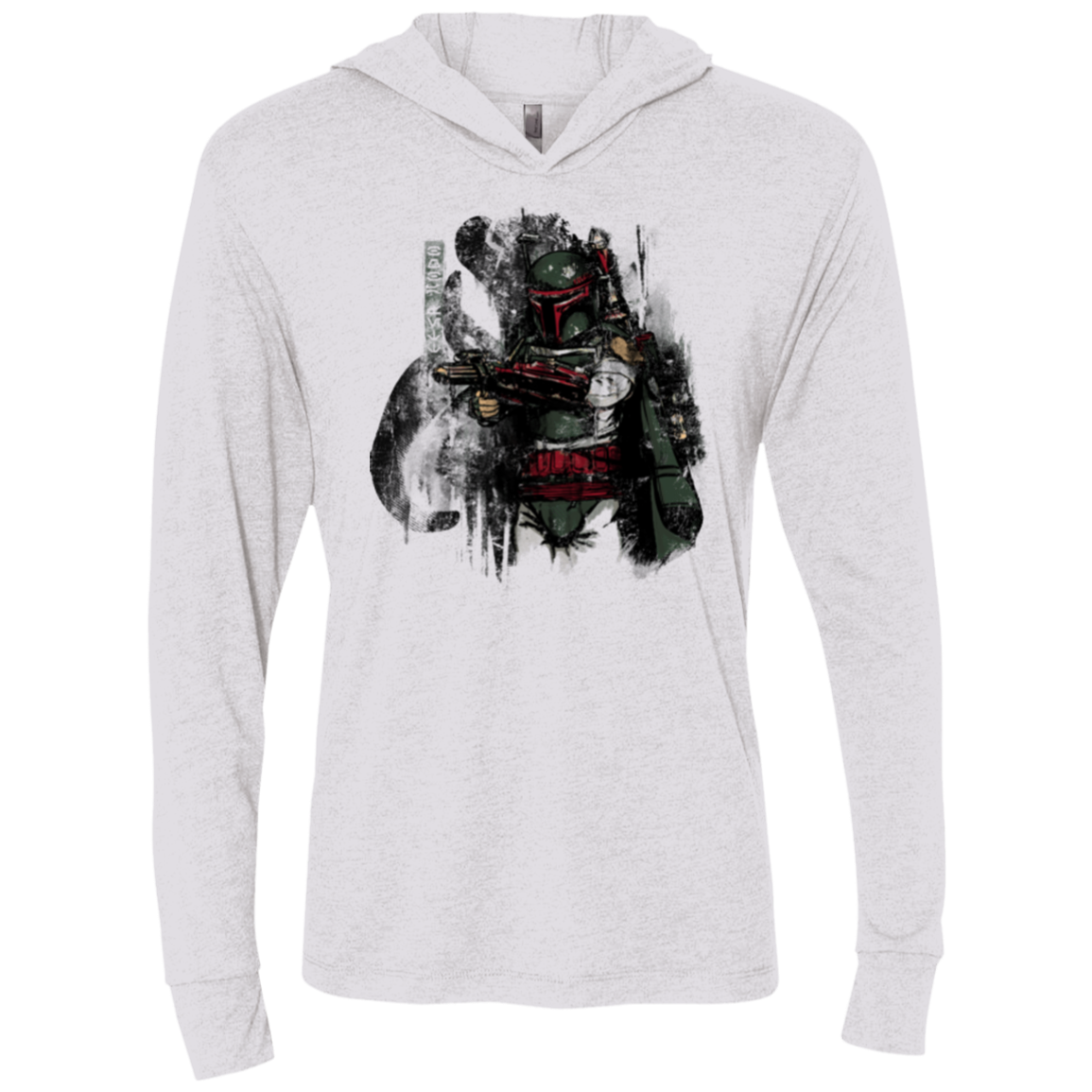 Hunter 2 Triblend Long Sleeve Hoodie Tee