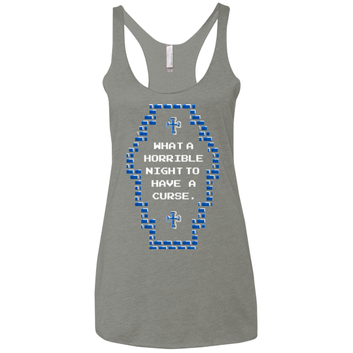What a Horrible Night Women's Triblend Racerback Tank
