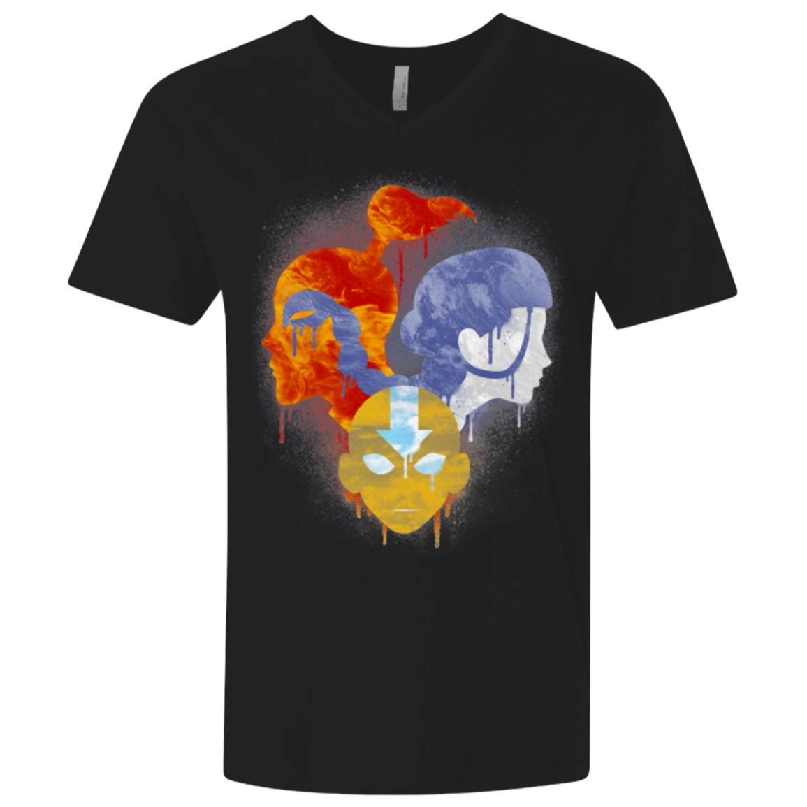 Elemental Love Triangle Men's Premium V-Neck