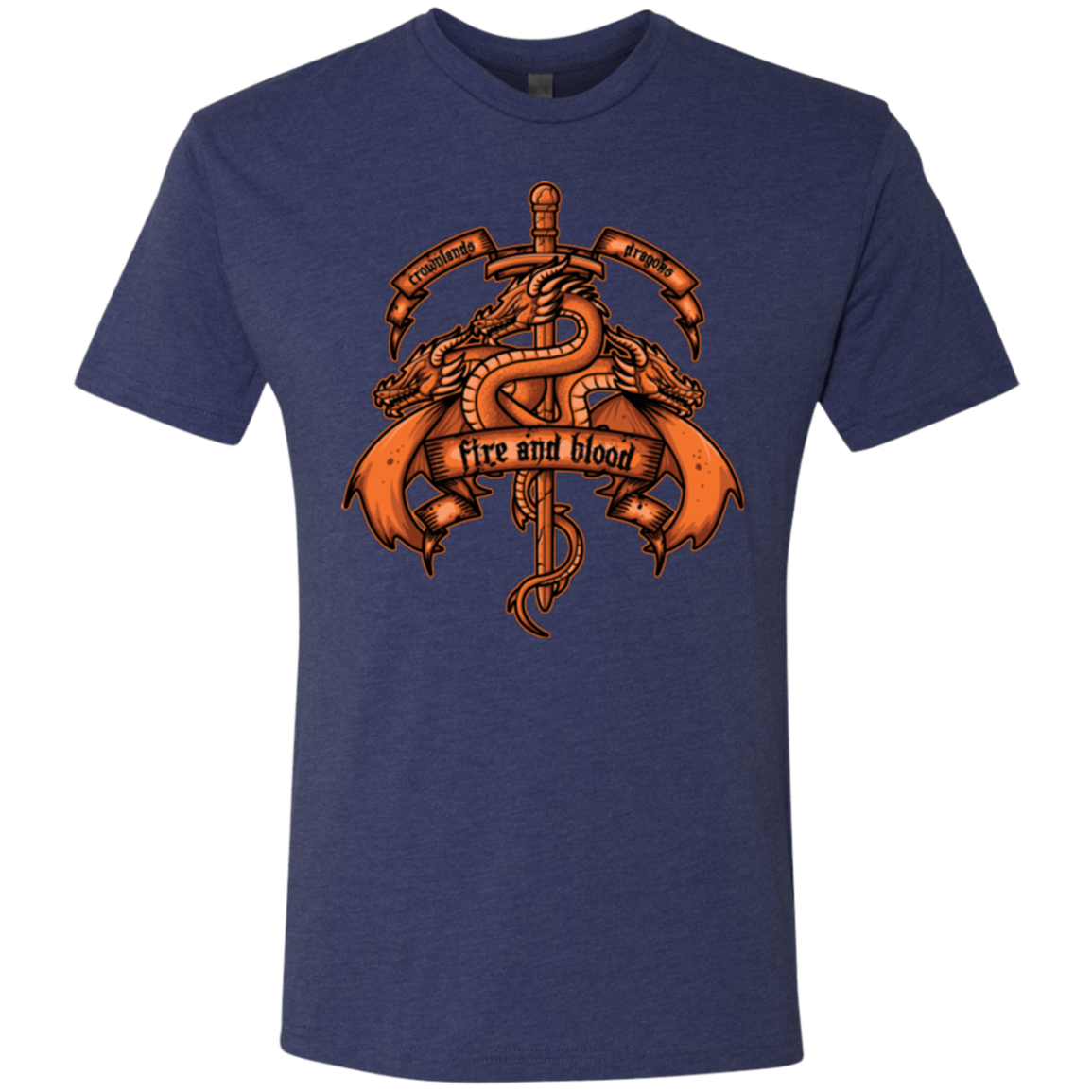 FIRE AND BLOOD Men's Triblend T-Shirt