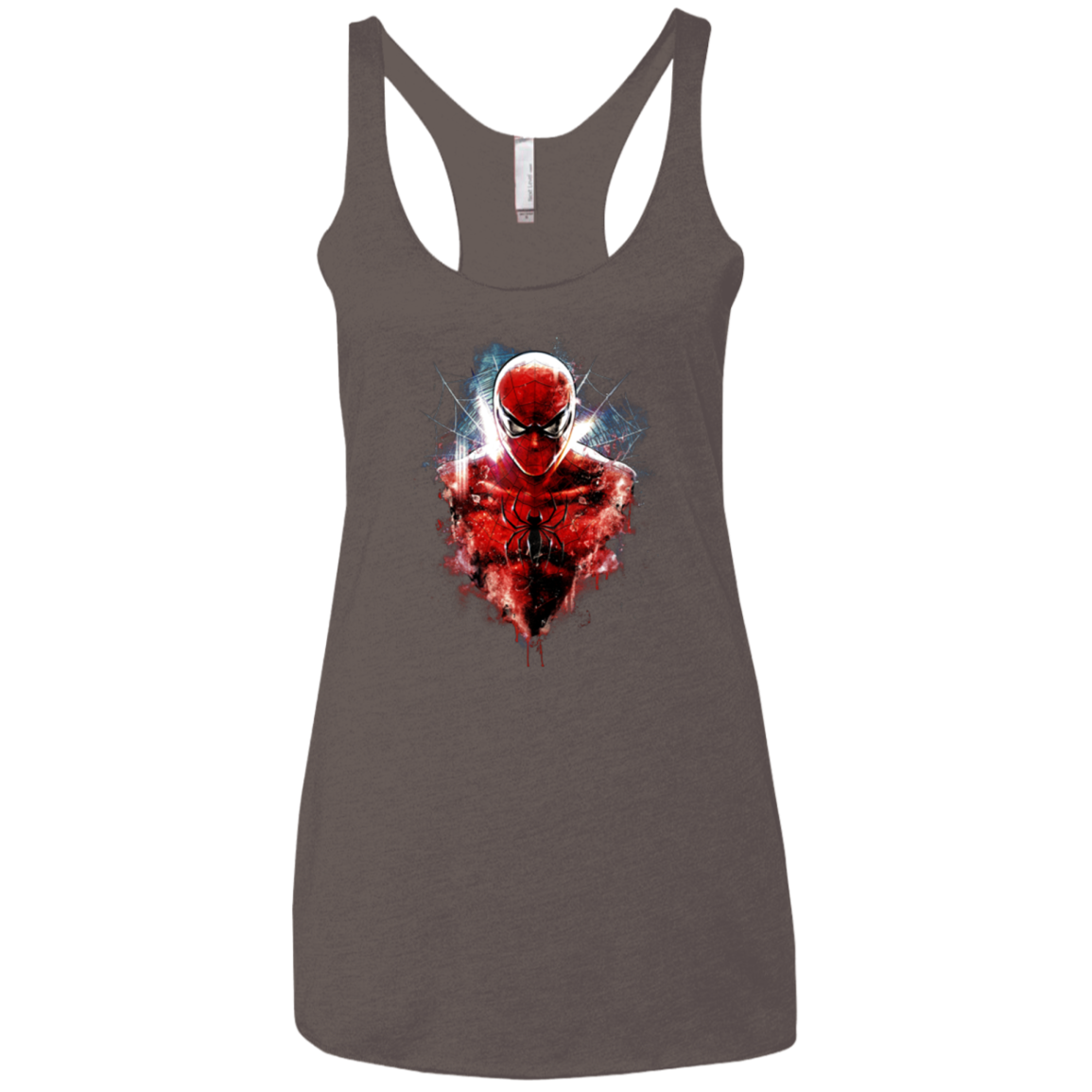 Spiderman Women's Triblend Racerback Tank