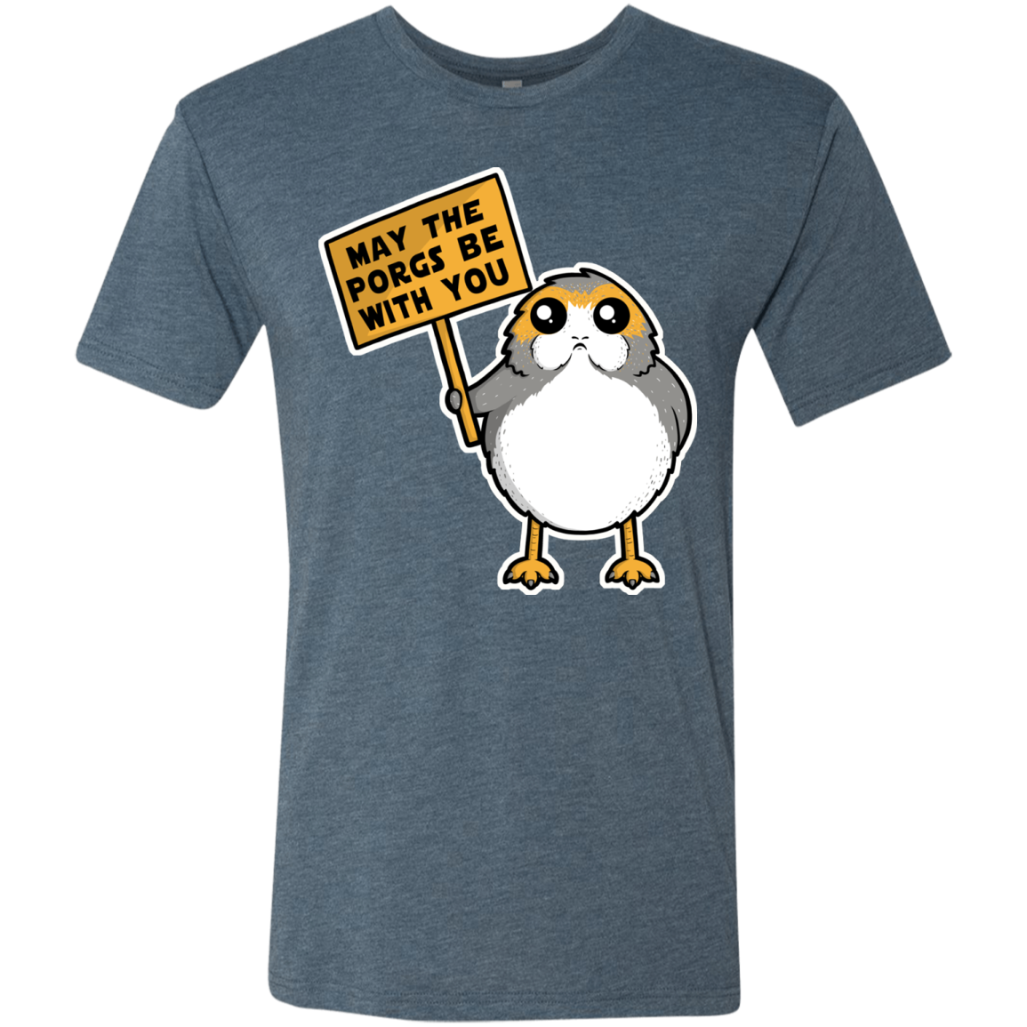 May The Porgs Be With You Men's Triblend T-Shirt