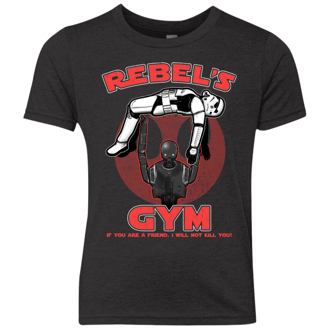 Rebel's Gym Youth Triblend T-Shirt