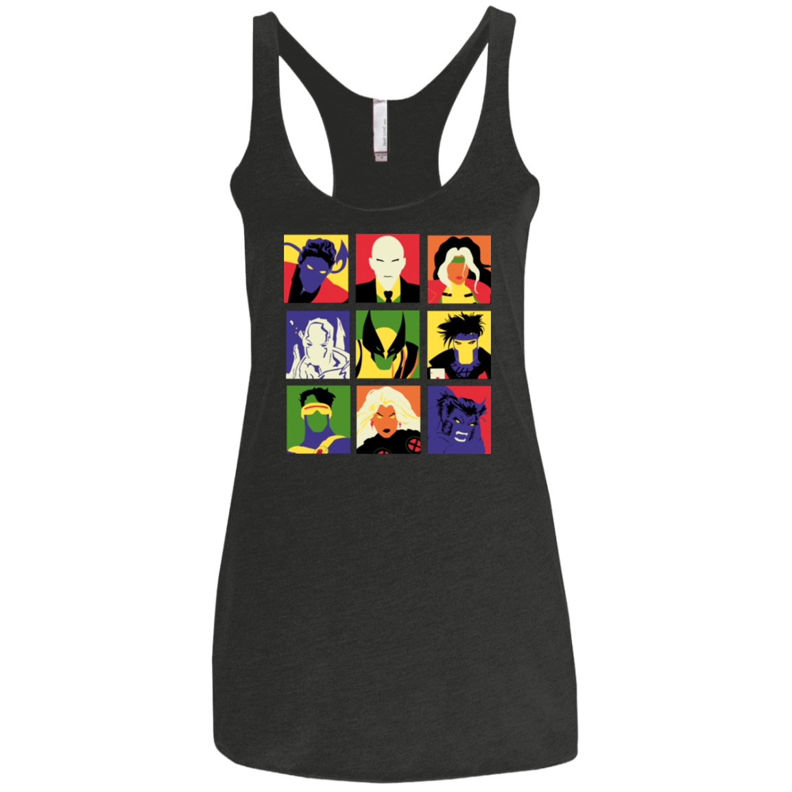 X pop Women's Triblend Racerback Tank
