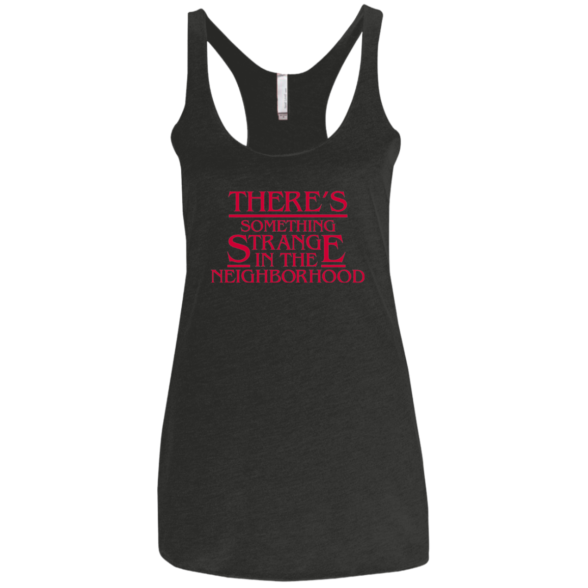 Strange Hawkins Women's Triblend Racerback Tank