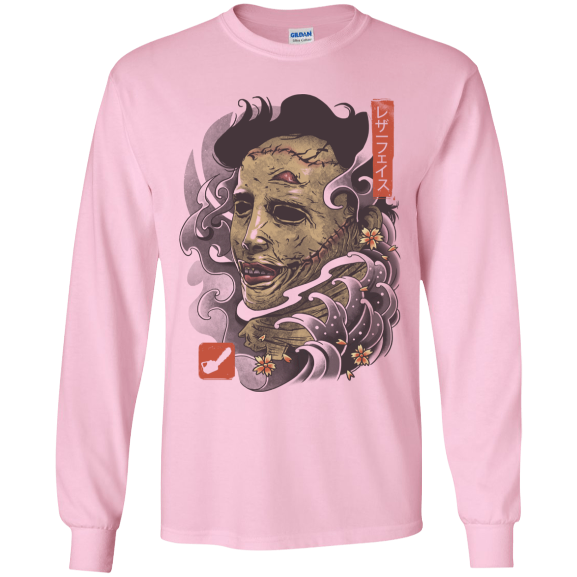 Oni Leather Mask Youth Long Sleeve T-Shirt
