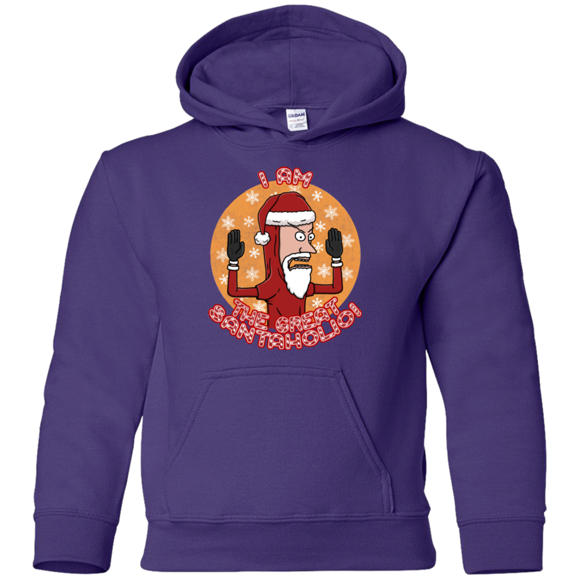 The Great Santaholio Youth Hoodie