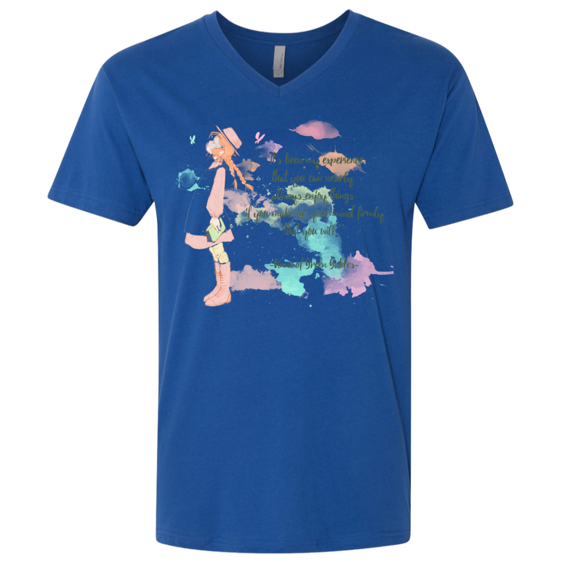 Anne of Green Gables Men's Premium V-Neck