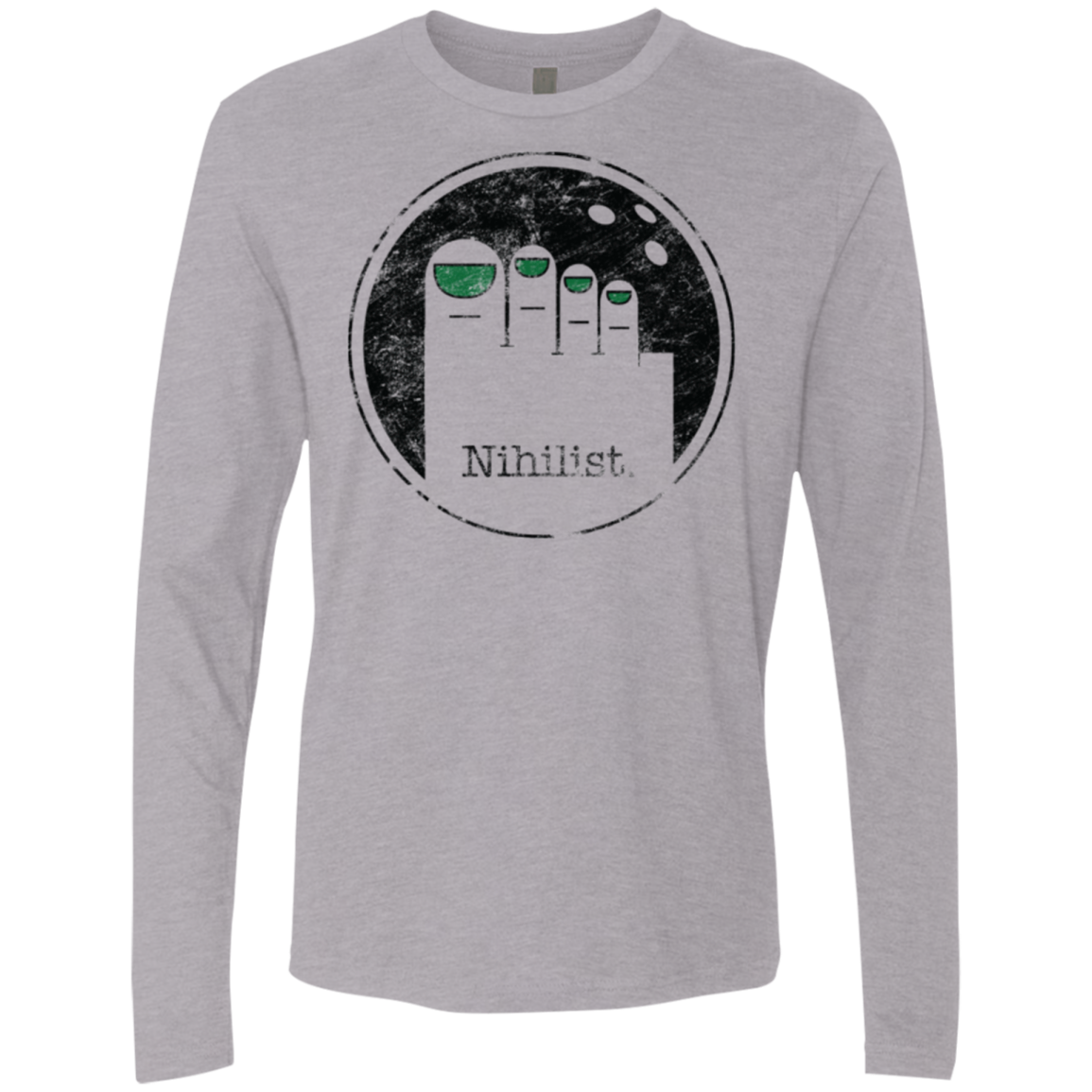 Minimalist Nihilist Men's Premium Long Sleeve