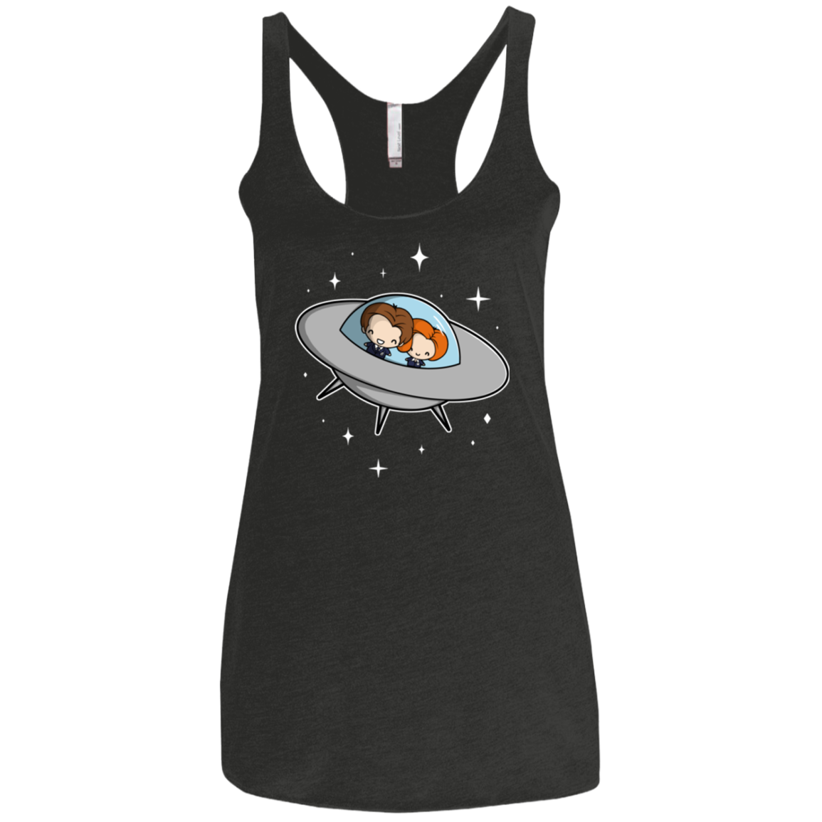 Agents in Space Women's Triblend Racerback Tank