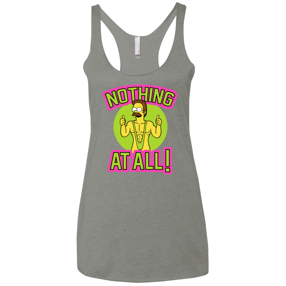 Nothing At All Women's Triblend Racerback Tank