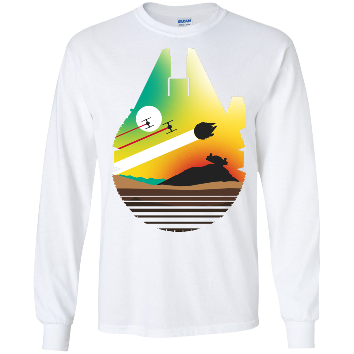 Escape from Desert Planet Men's Long Sleeve T-Shirt