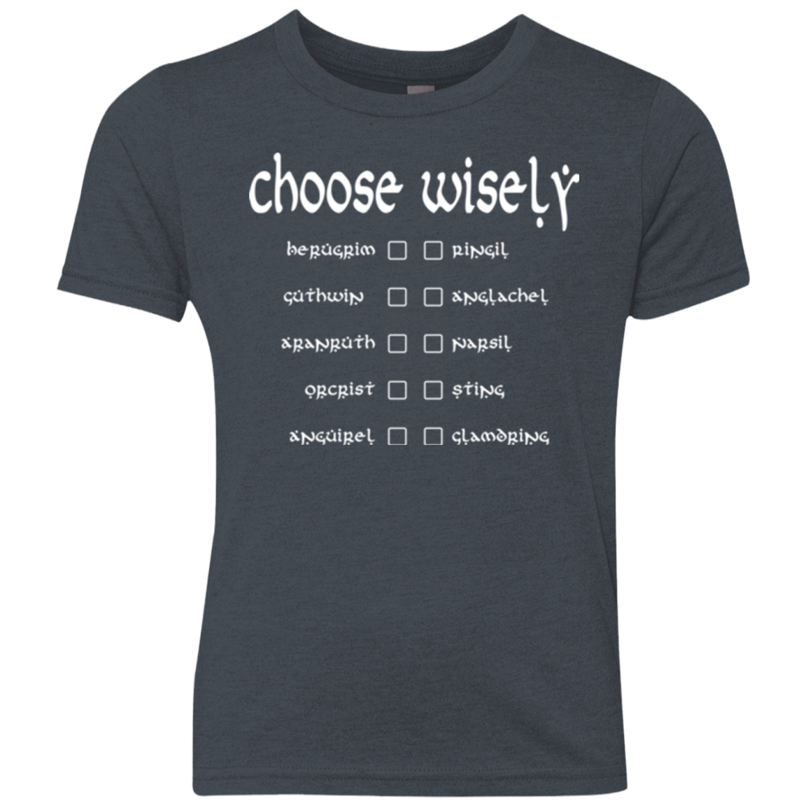 Choose wisely Youth Triblend T-Shirt