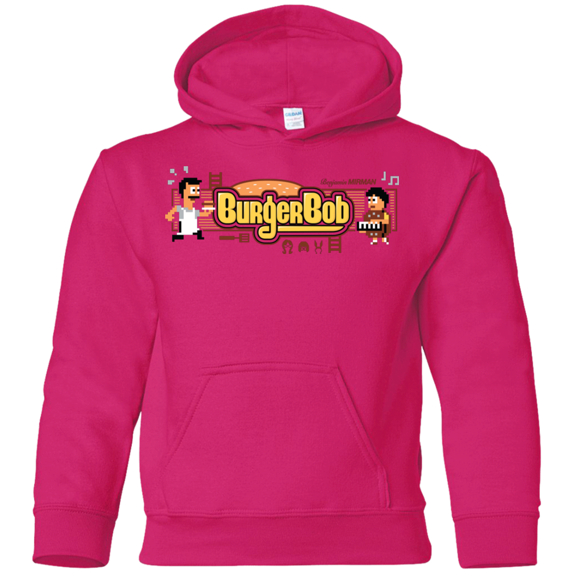 Burger Bob Youth Hoodie