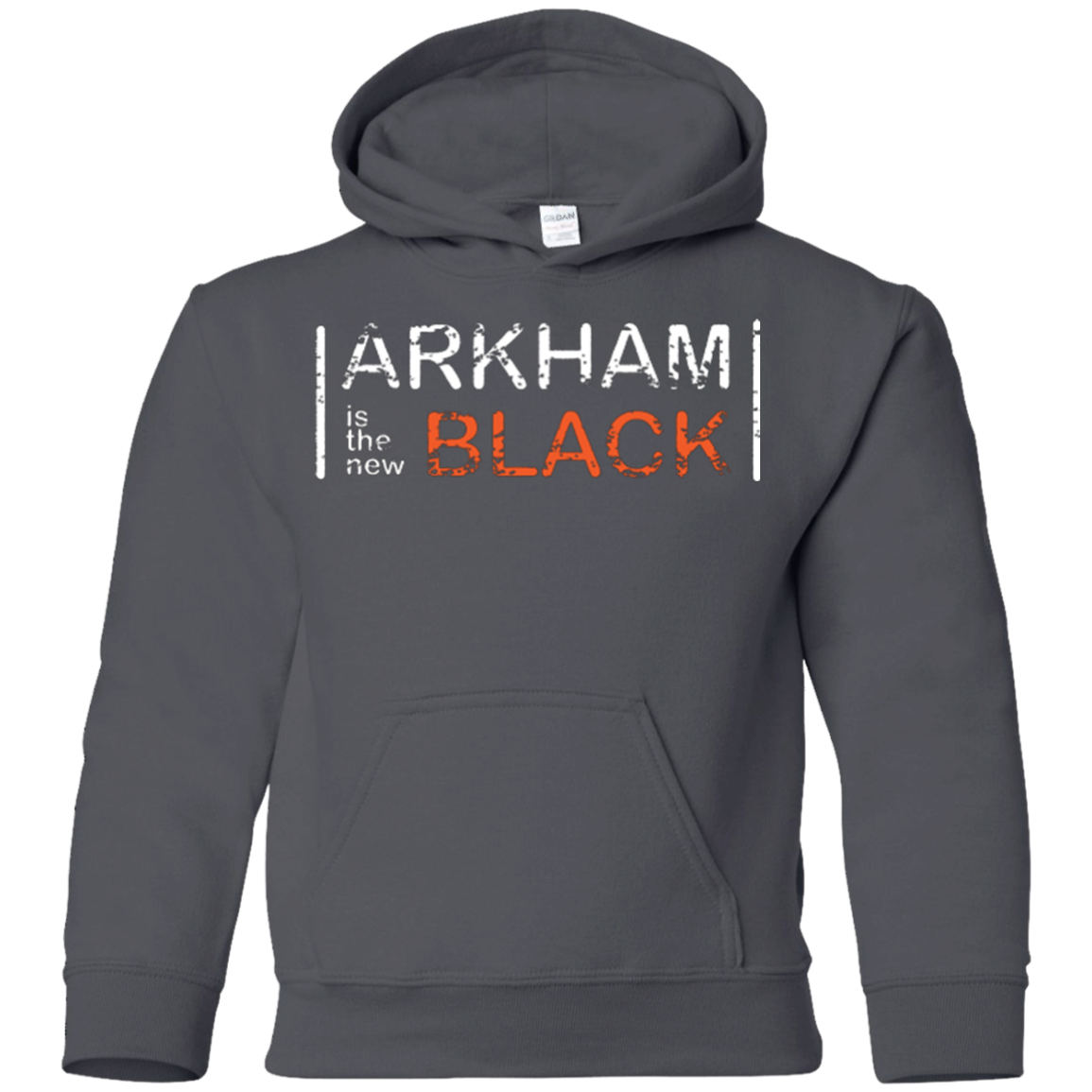 Arkham Black Youth Hoodie