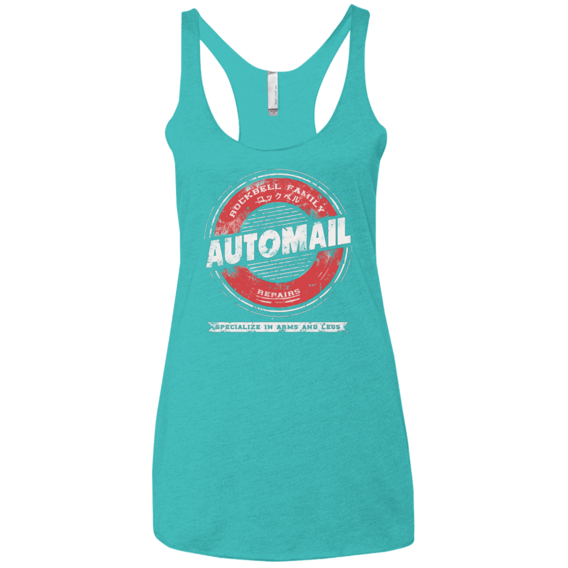 Rockbell Automail Women's Triblend Racerback Tank