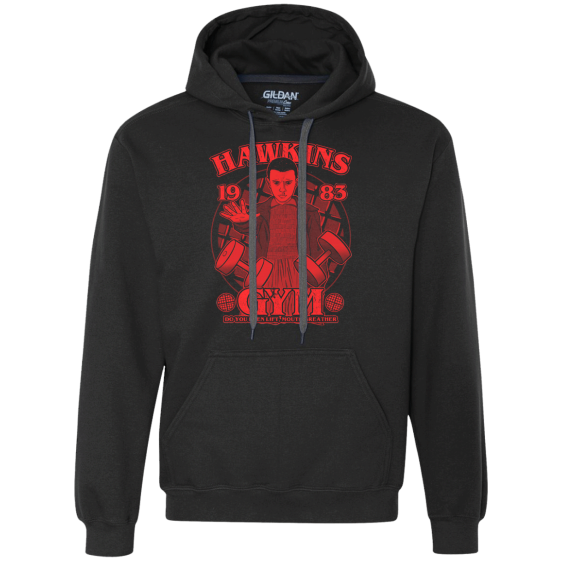 Hawkins Gym Premium Fleece Hoodie