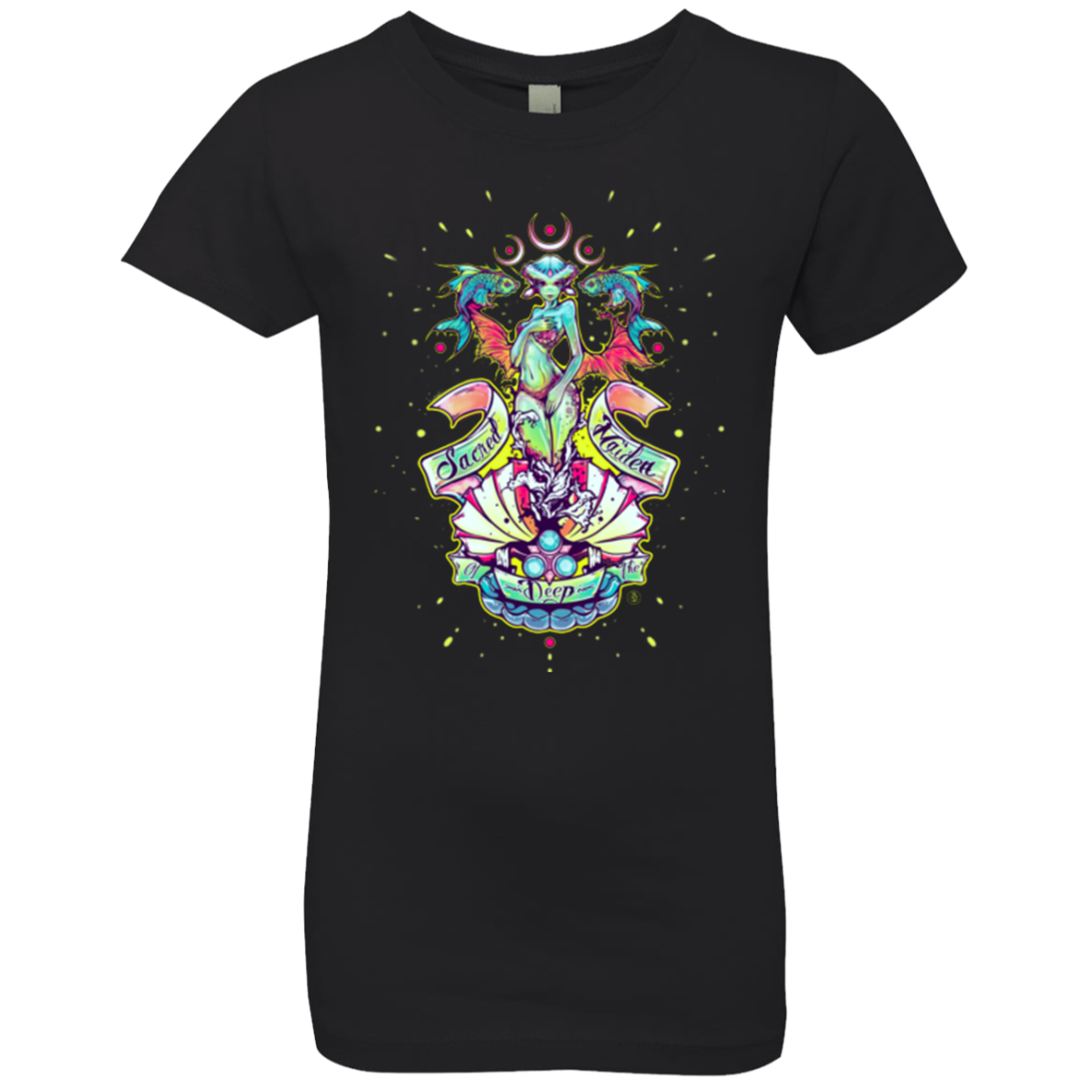 Sacred Maiden of the Deep Girls Premium T-Shirt