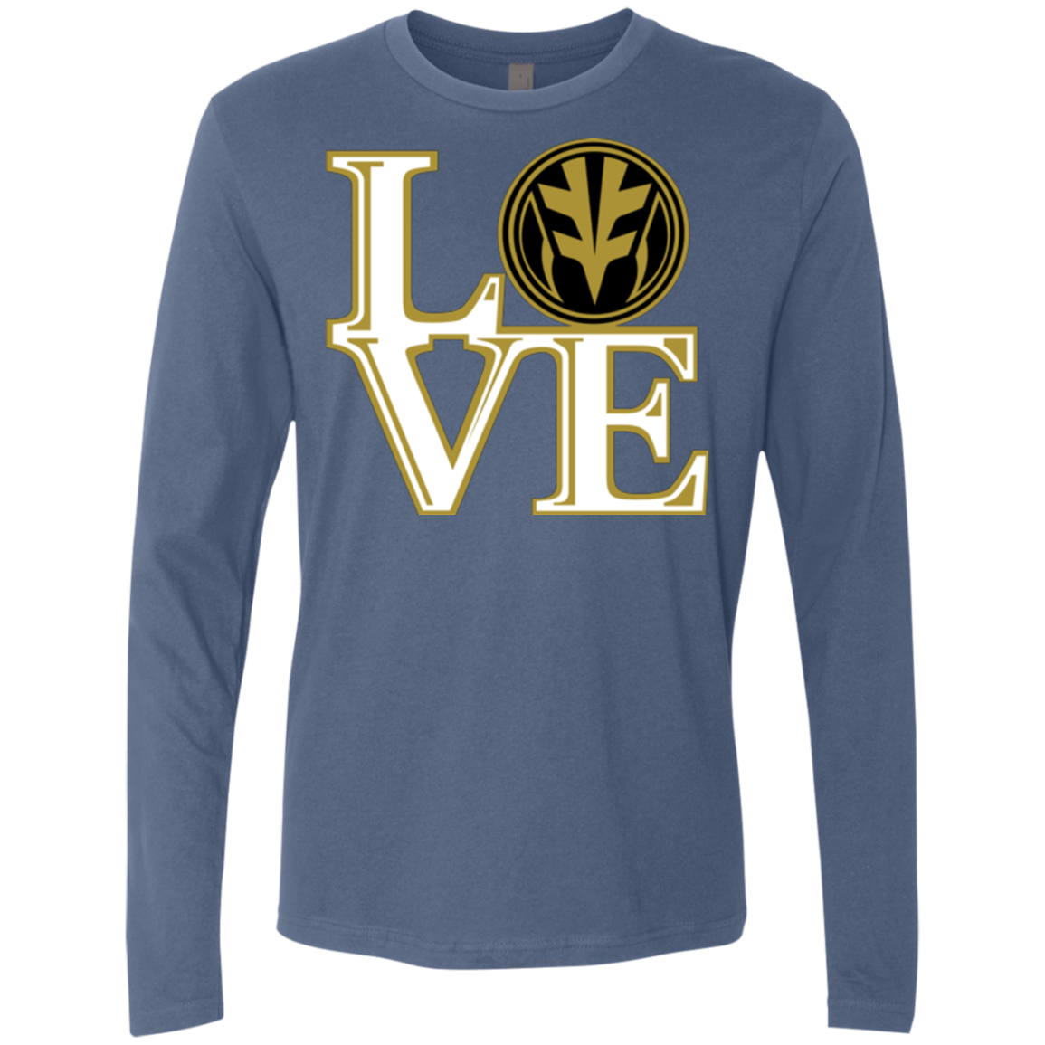 White Ranger LOVE Men's Premium Long Sleeve