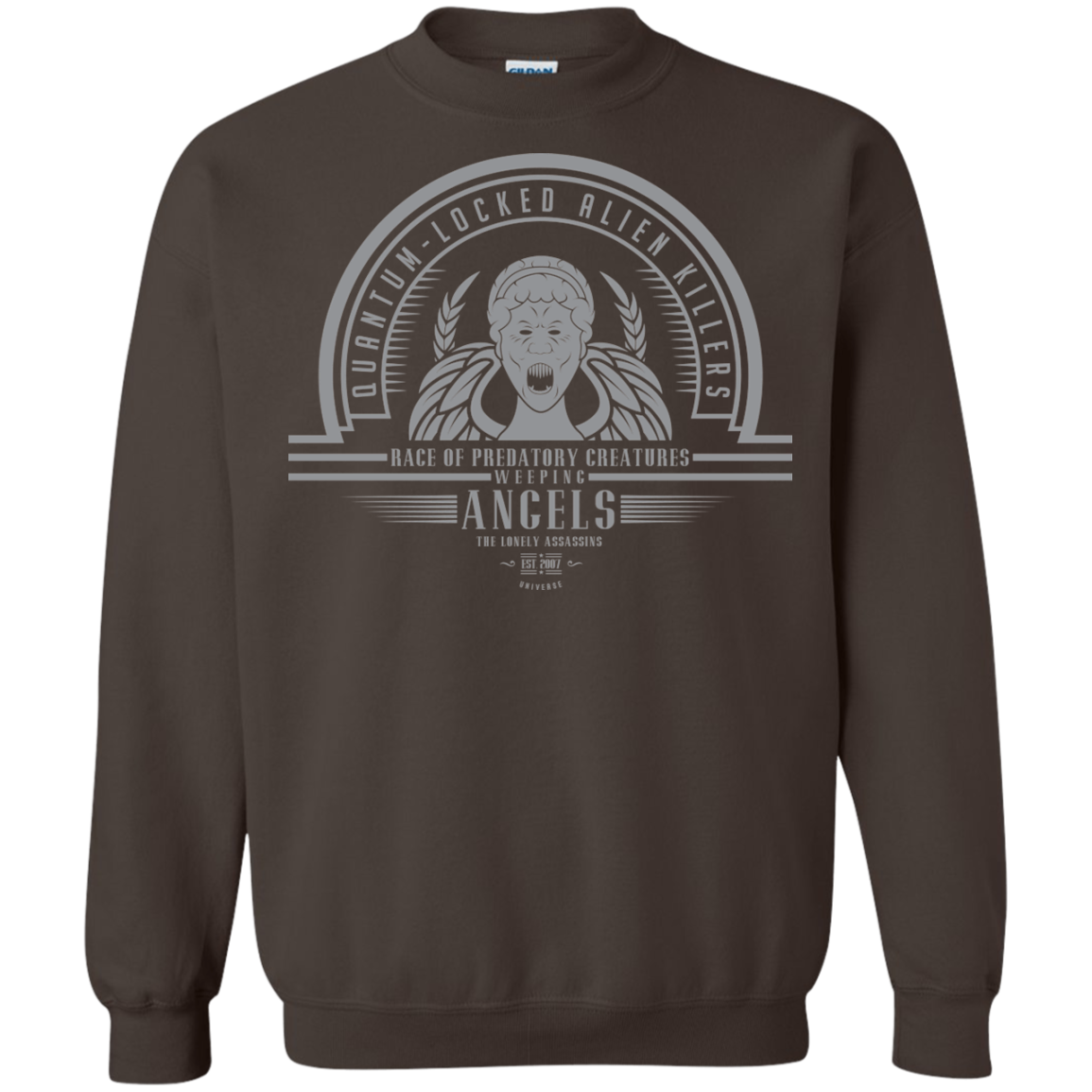 Who Villains Weeping Angels Crewneck Sweatshirt