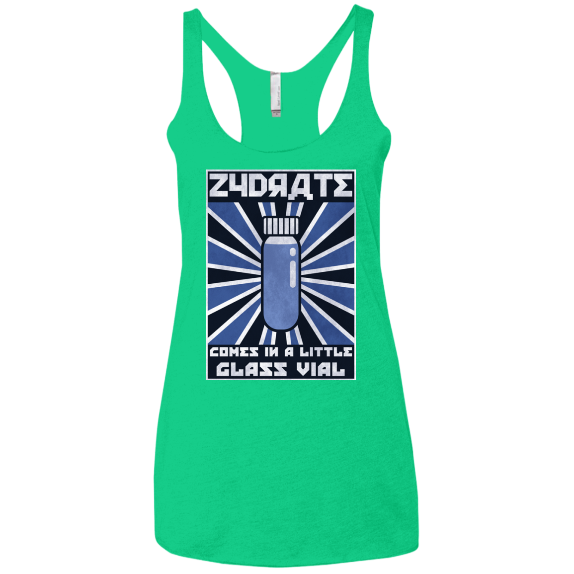 Take Zydrate Women's Triblend Racerback Tank