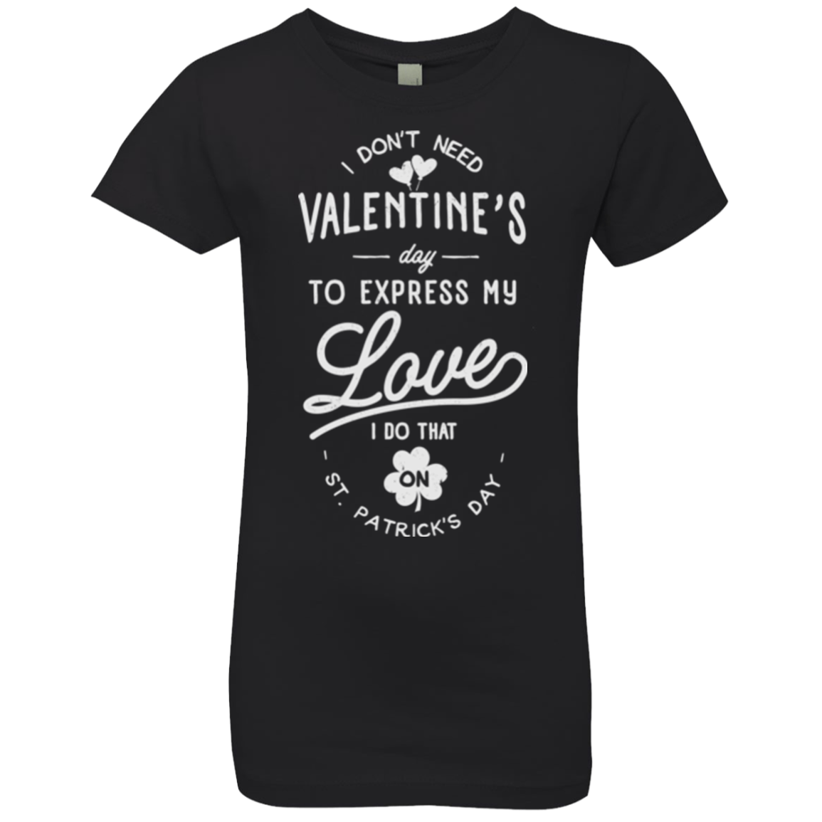 Valentine's Day Girls Premium T-Shirt