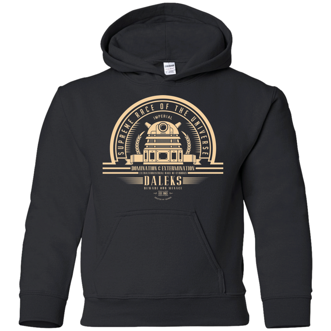Who Villains Daleks Youth Hoodie