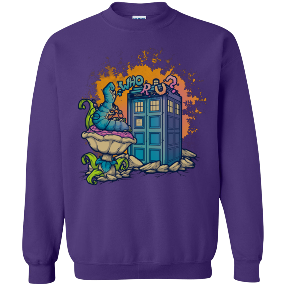 WHO R U 2 Crewneck Sweatshirt