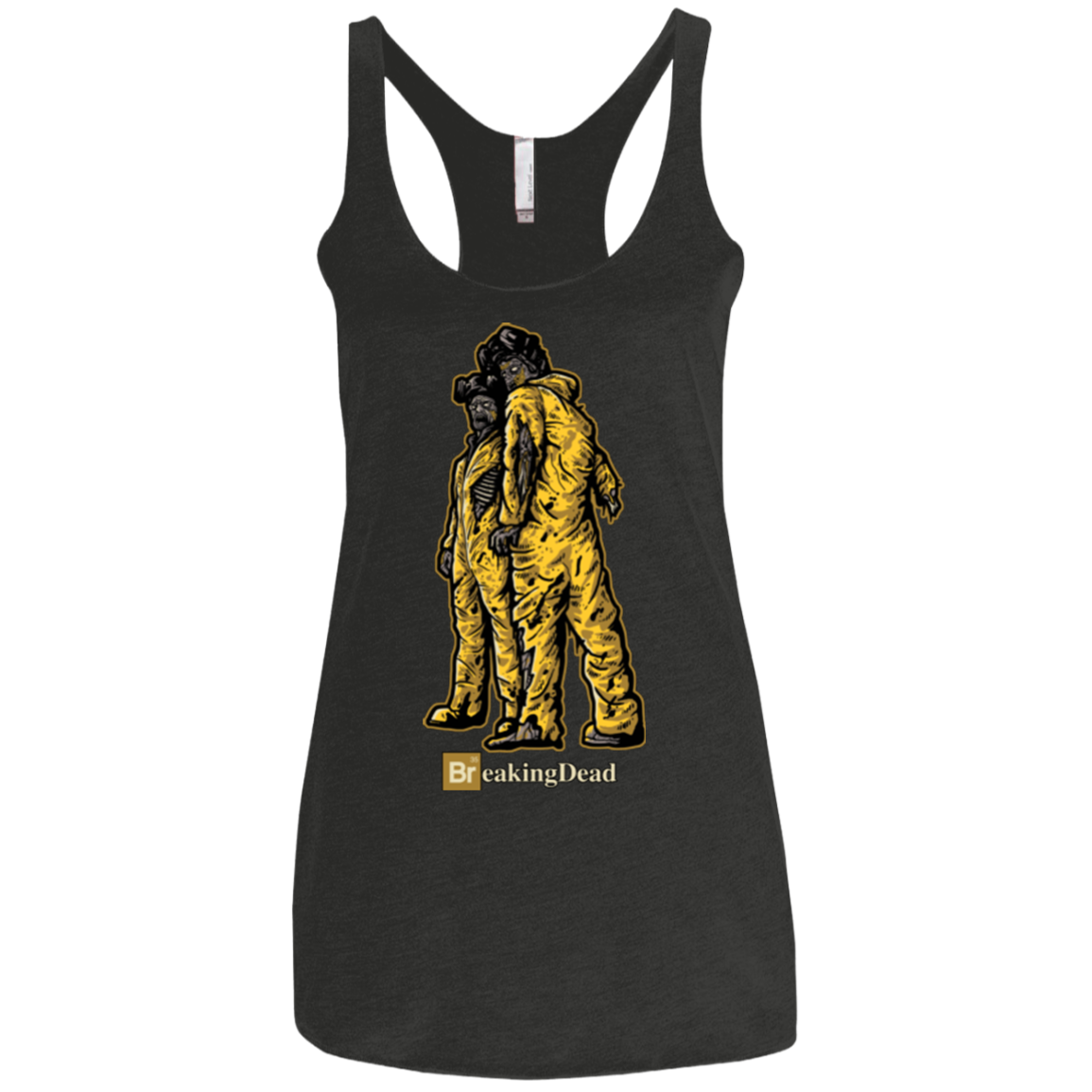 BREAKING DEAD Women's Triblend Racerback Tank