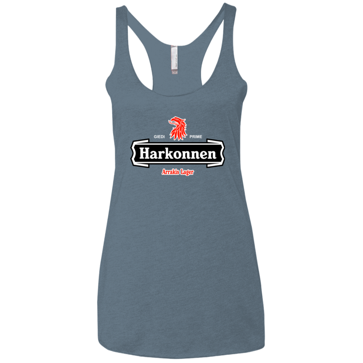 Arrakis lager Women's Triblend Racerback Tank