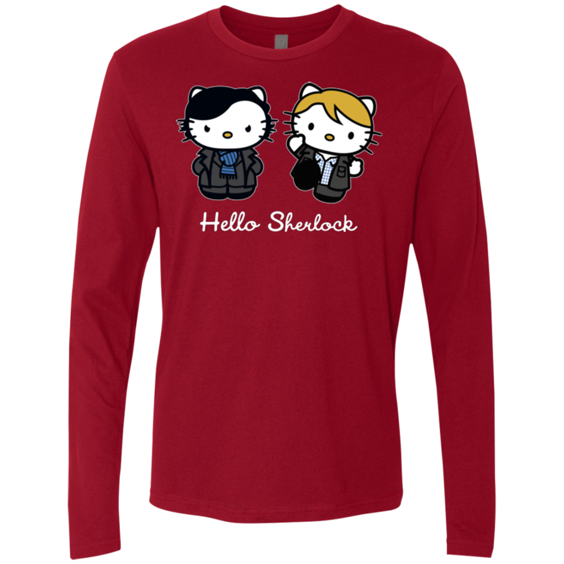 Hello Sherlock Men's Premium Long Sleeve