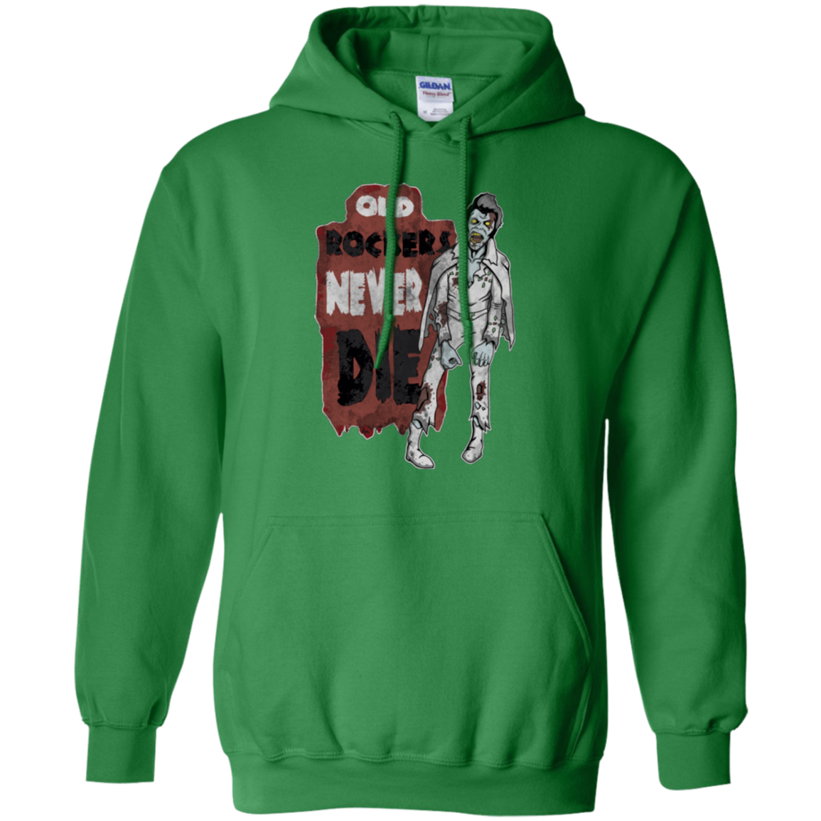 Old Rockers Never Die Pullover Hoodie