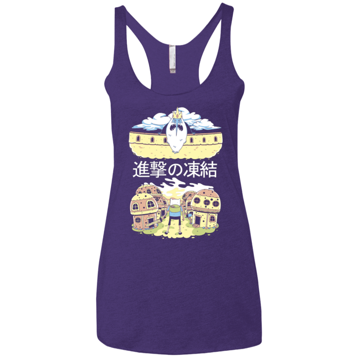 Attack on Freeze Women's Triblend Racerback Tank